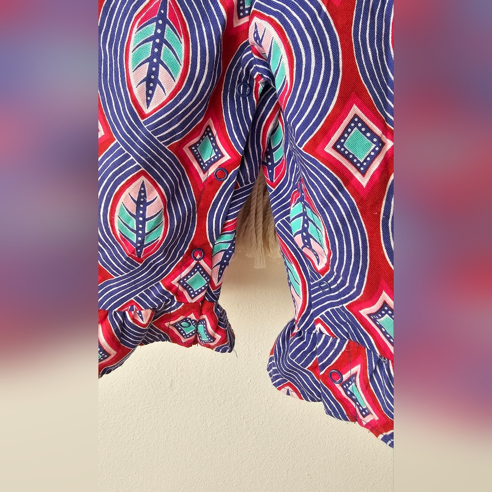 Colorful Patterned Jumpsuit - Picture 2 of 4